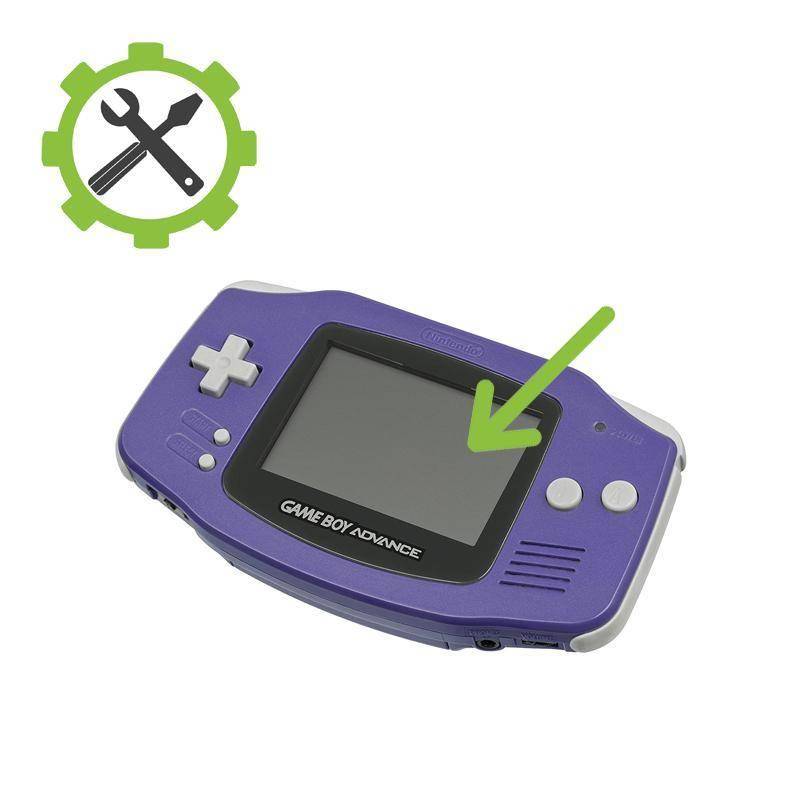 Game Boy Advance Reparatur - Display Scheibe tauschen (nicht Display)
