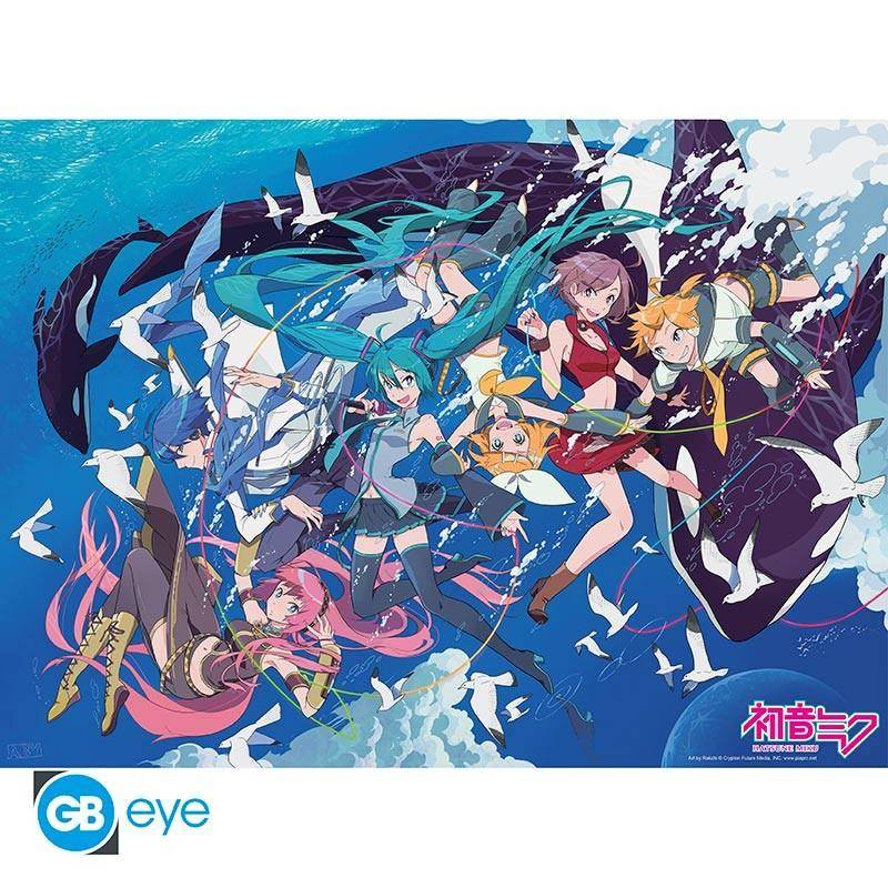 Hatsune Miku - Poster Doppelpack Rockstar - 52 x 38 cm