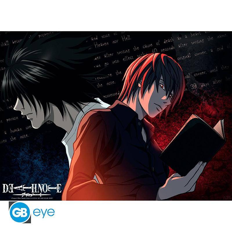 Death Note - Poster Set L, Light & Misa - 52 x 38 cm