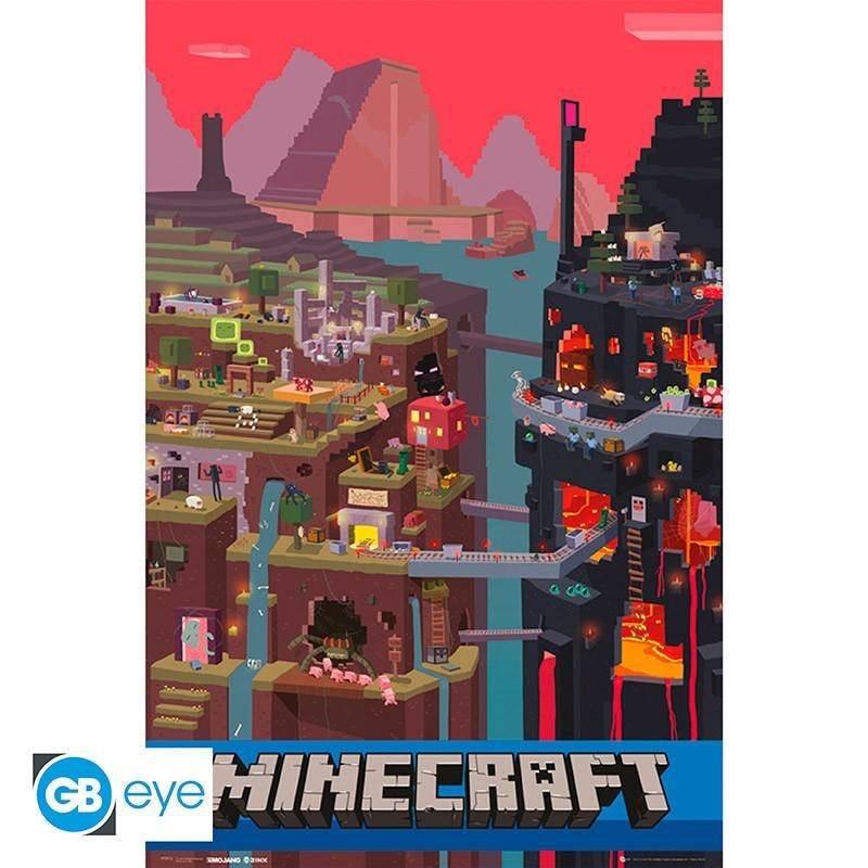 Minecraft - Poster Welt - 91,5 x 61 cm