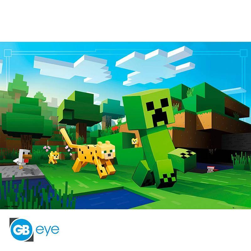 Minecraft - Poster Ozelot Jagd - 91,5 x 61 cm