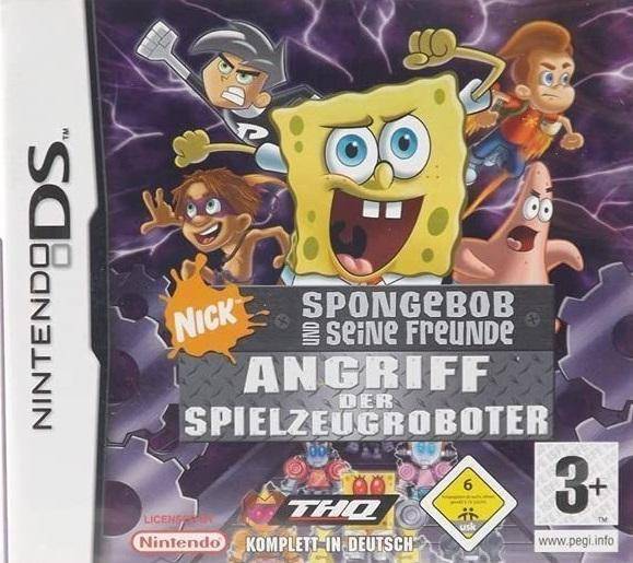 DS - SpongeBob Und Seine Freunde Angriff Der Spielzeugroboter (Gebraucht)