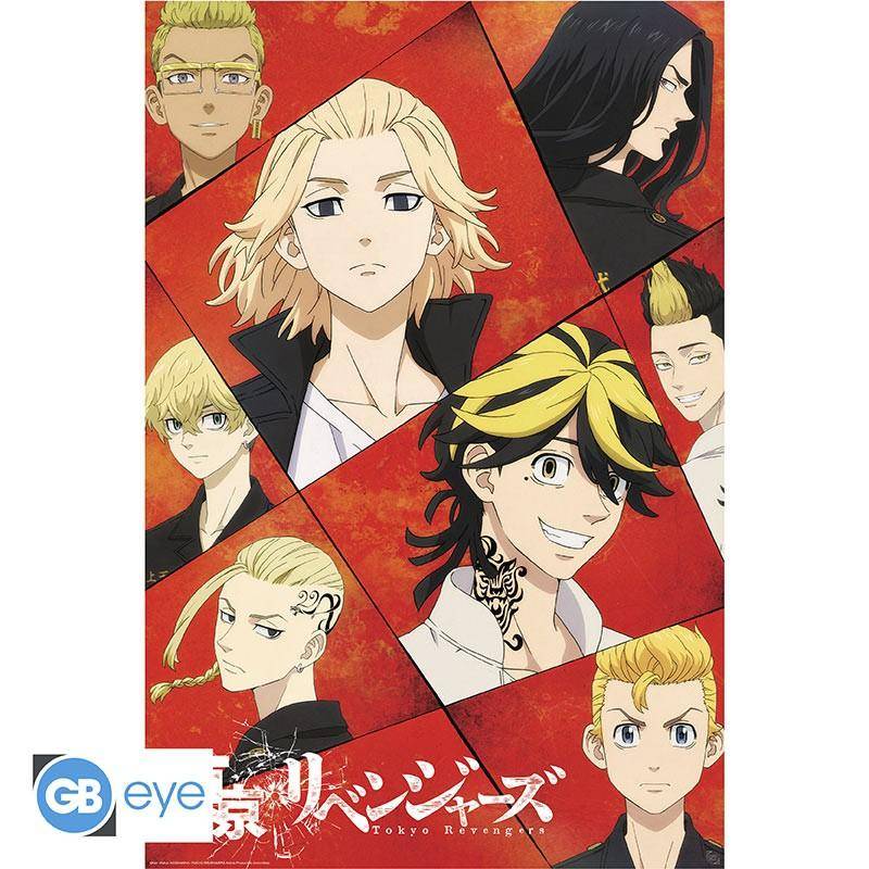Tokyo Revengers - Poster Charaktere - 91,5 x 61 cm