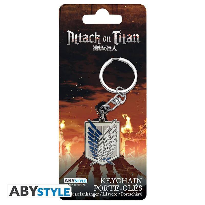 Attack On Titan - Metall Schlüsselanhänger Aufklärungstrupp