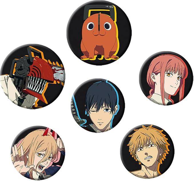Chainsaw Man - Button Set Charaktere