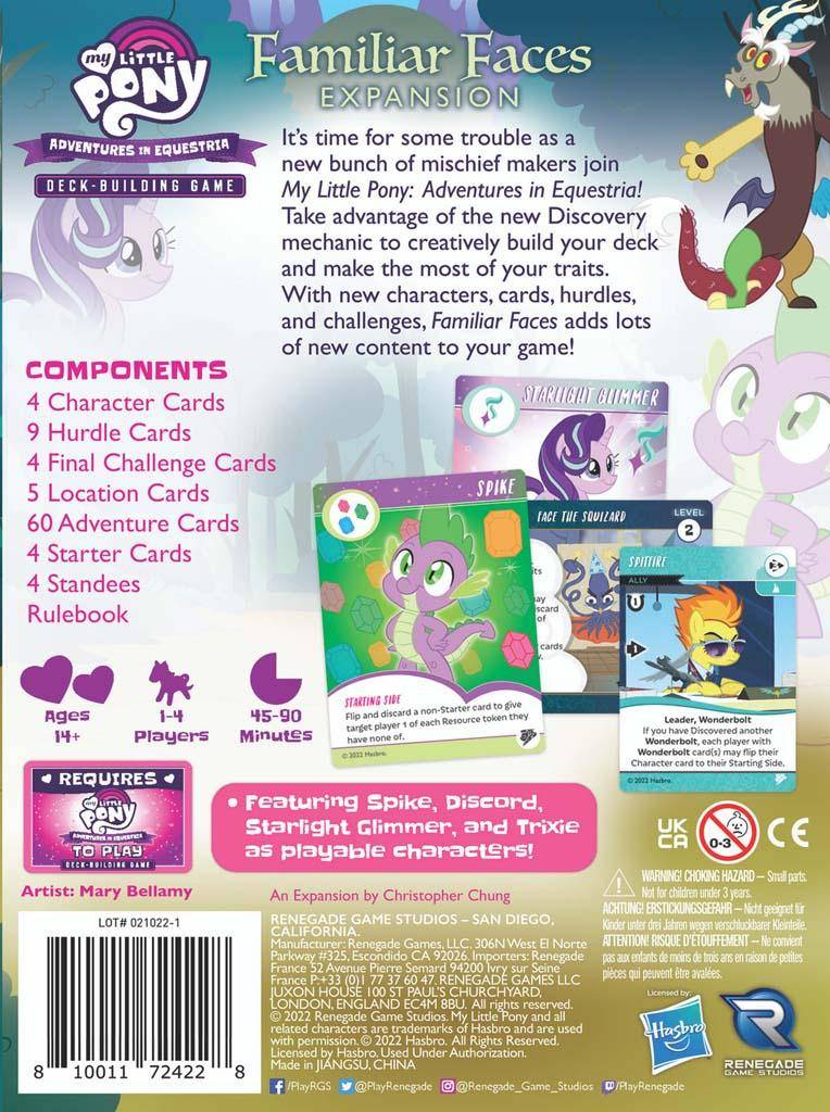 My Little Pony - Kartenspiel Erweiterung Familiar Faces - EN