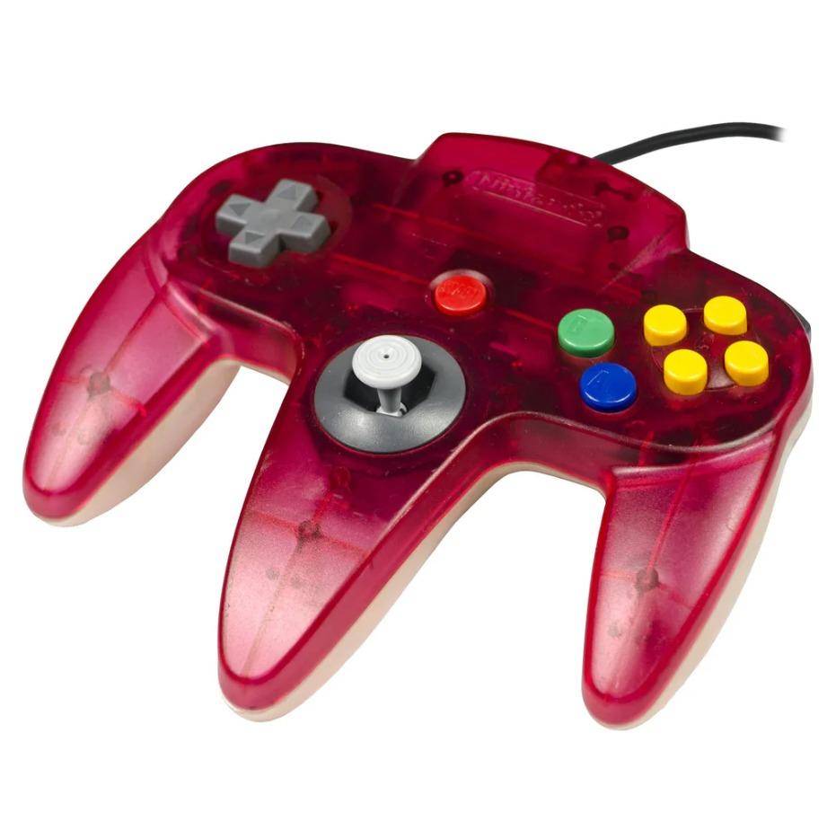 N64 - Controller - Clear Red White (Gebraucht)