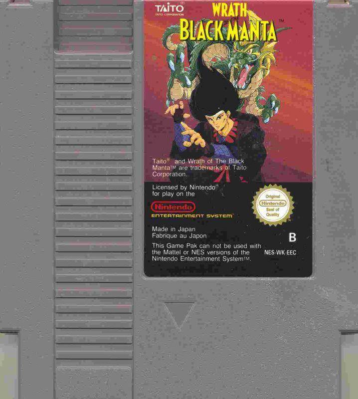 NES - Wrath Of The Black Manta - Nur Modul (Gebraucht)