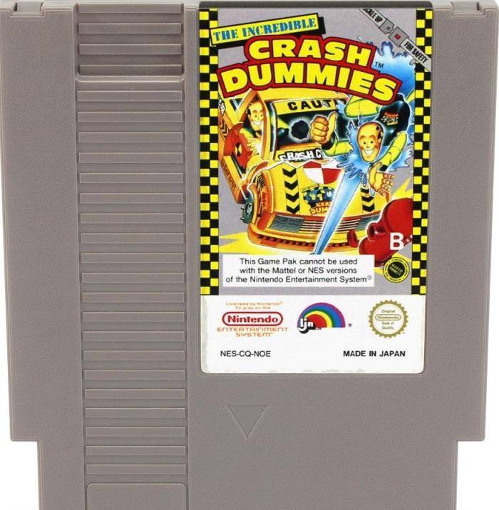 NES - The Incredible Crash Test Dummies - Nur Modul (Gebraucht)