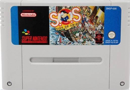 SNES - S.O.S. Sink Or Swim - Nur Modul (Gebraucht)