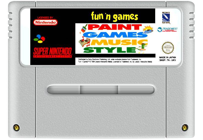 SNES - Fun N Games - Nur Modul (Gebraucht)