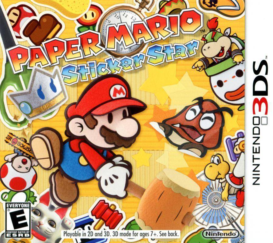 3DS - Paper Mario Sticker Star - NTSC - Nur Modul (Gebraucht)