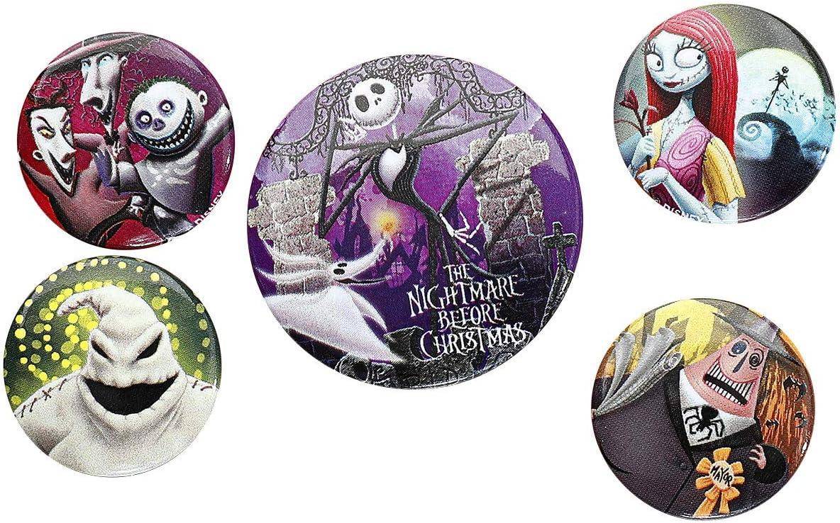 Nightmare before Christmas - Button Set Charaktere