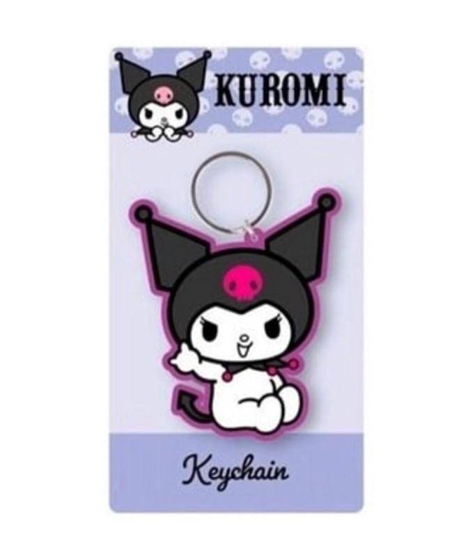 Sanrio - Schlüsselanhänger Kuromi sitzend Pose