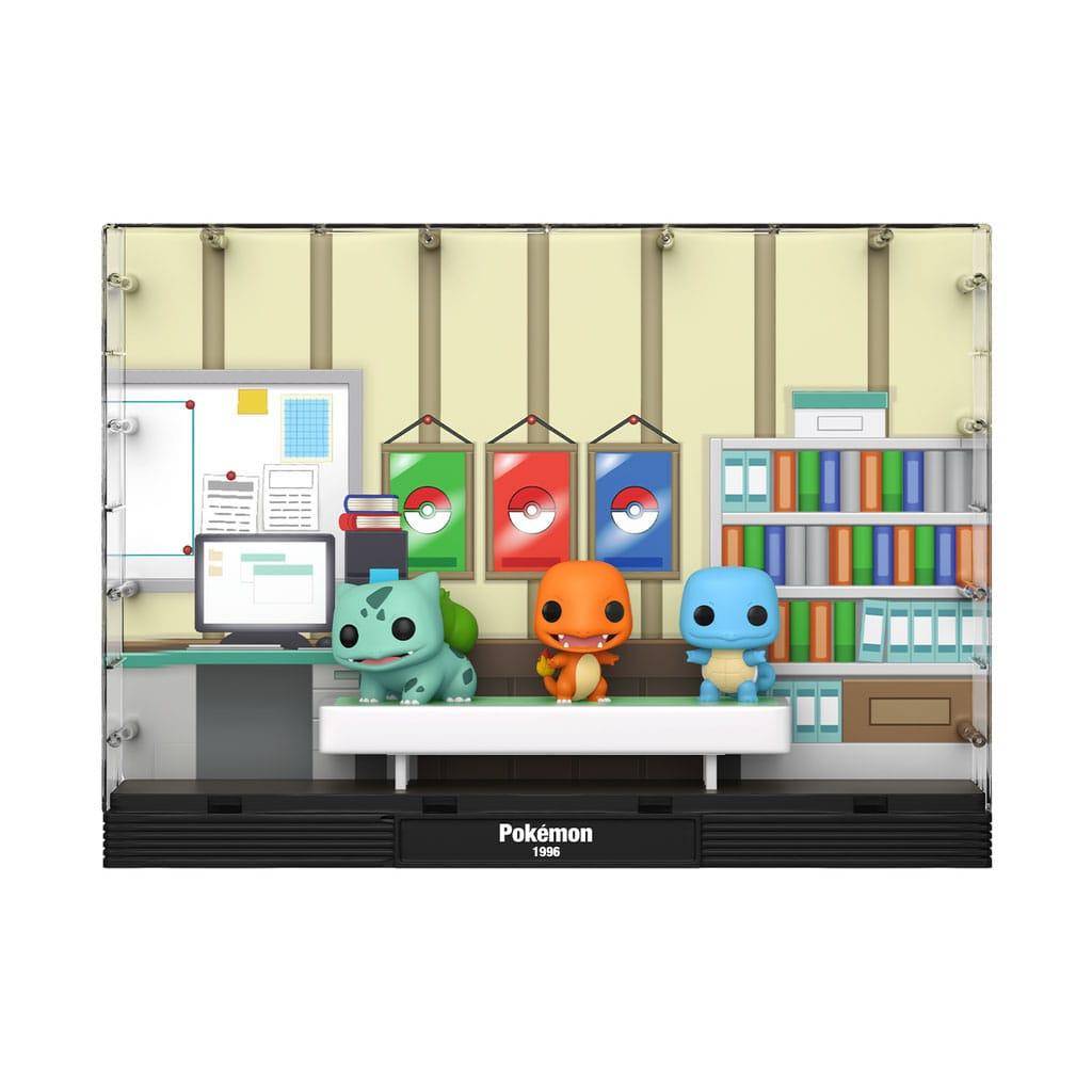 Pokemon Pop! - Bisasam / Glumanda / Schiggy Starter Set Diorama 01 - 33cm
