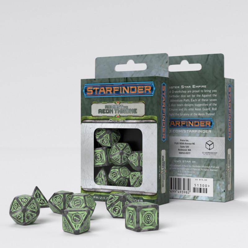 Q Workshop - Würfel Set RPG Starfinder - Against the Aeon Throne - 7