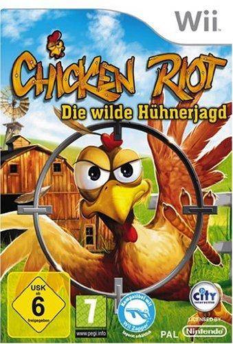 Wii - Chicken Riot Die Wilde Hühnerjagd (Gebraucht)
