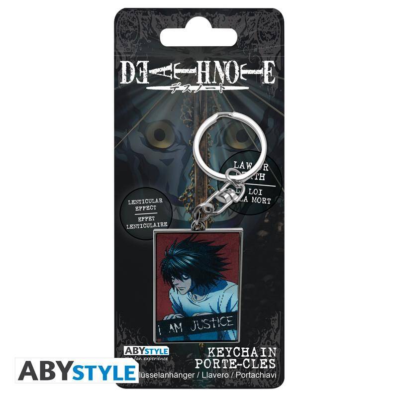 Death Note - Metall Schlüsselanhänger Justice