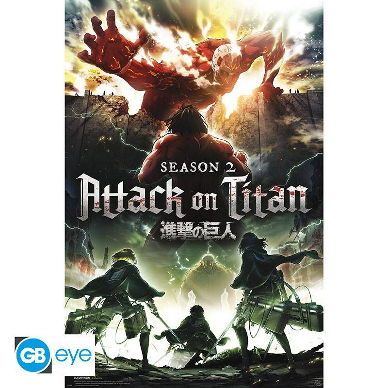 Attack on Titan - Poster Season 2 - 91,5 x 61 cm