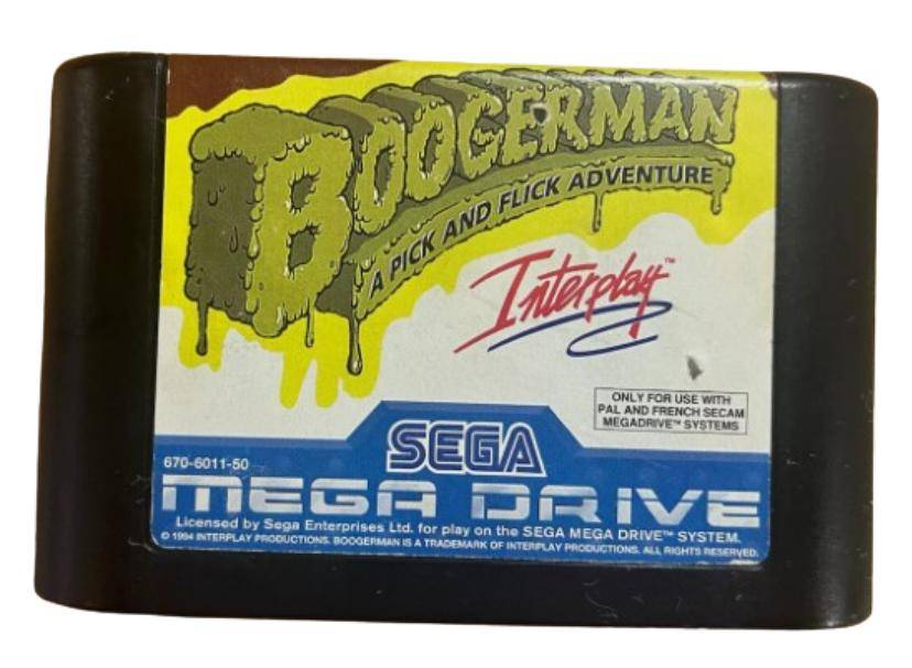 SMD - Boogerman A Pick And Flick Adventure - Nur Modul (Gebraucht)