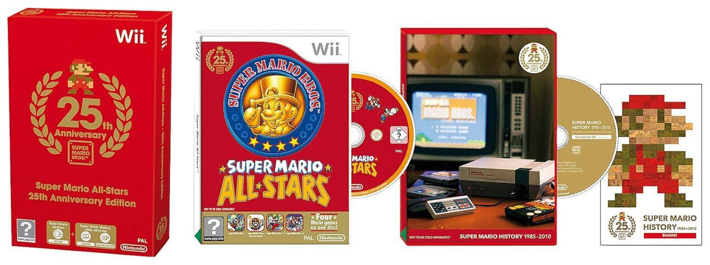 Wii - Super Mario All Stars - 25 Jahre Jubiläumsedition (Gebraucht)