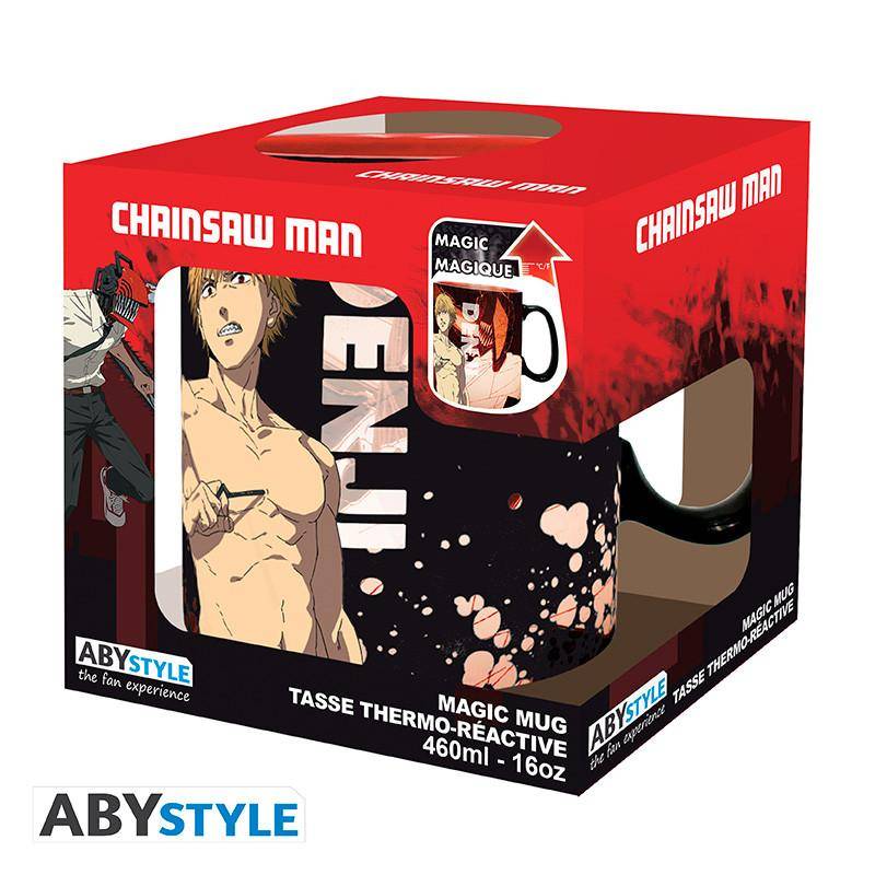 Chainsaw Man - Tasse mit Thermoeffekt Denji & Aki - 460 ml