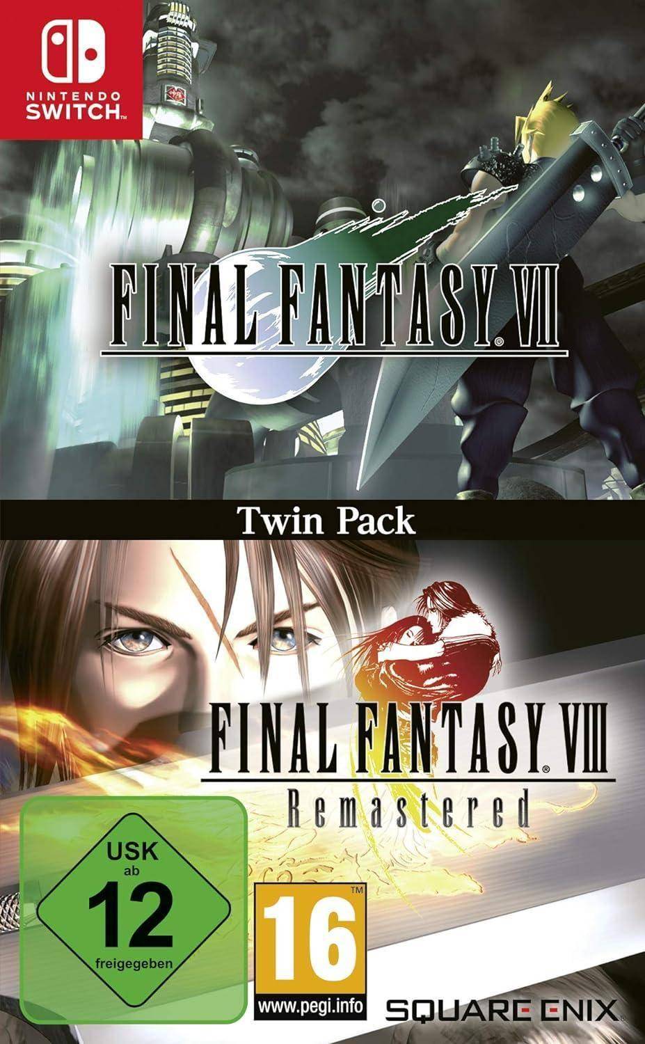 Switch - Final Fantasy 7 & Final Fantasy 8 Remastered Twin Pack - Nur Modul (Gebraucht)