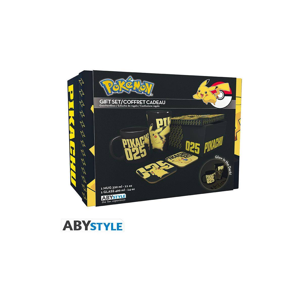 Pokemon - Geschenkset Pikachu Tasse + Untersetzer