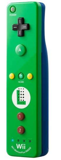 Wii - Remote Controller mit Motion Plus - Luigi (Gebraucht)