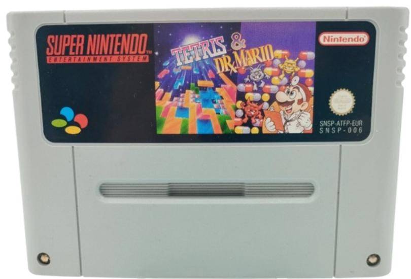 SNES - Tetris & Dr Mario - Nur Modul (Gebraucht)