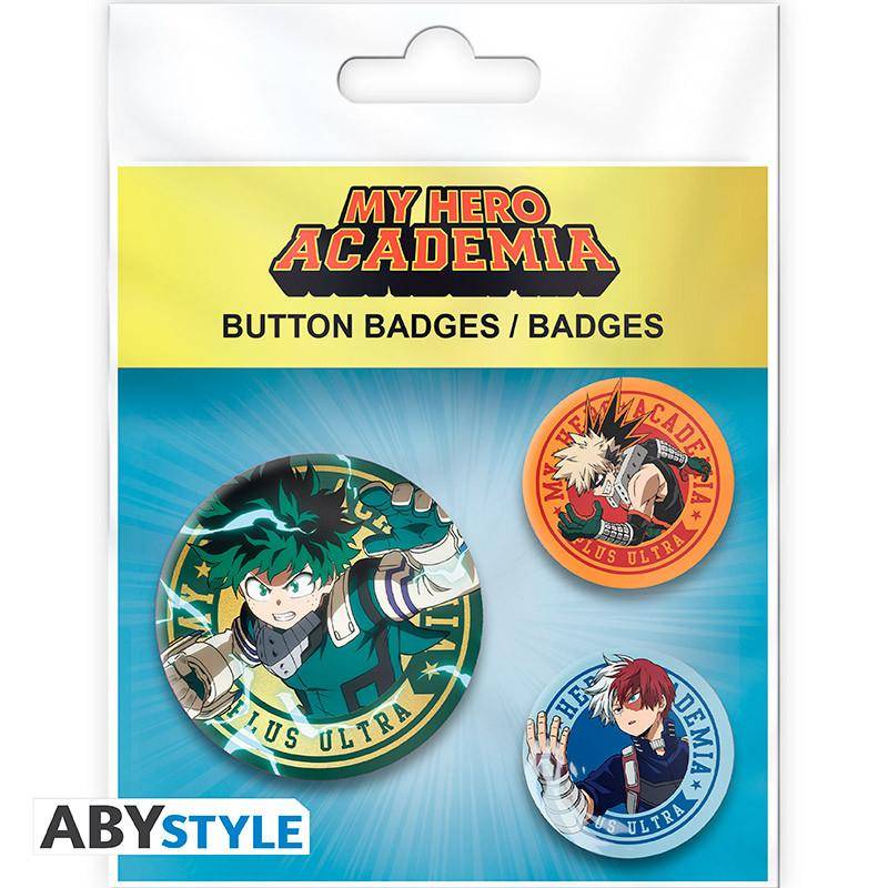 My Hero Academia - Button Set Charaktere