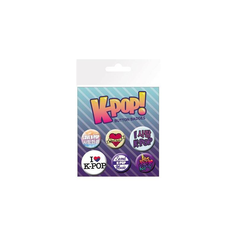 K-Pop - Button Set Seoul