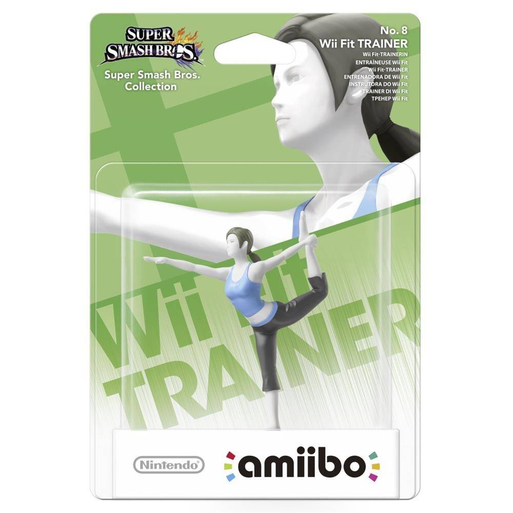 Amiibo - Super Smash Bros. Collection No. 8 Wii Fit Trainer - Mit OVP (Sealed)