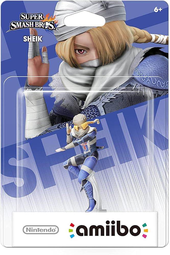 Amiibo - Super Smash Bros. Collection No. 23 Sheik - Mit OVP (Sealed)