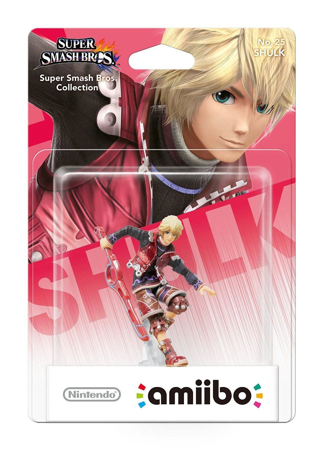 Amiibo - Super Smash Bros. Collection No. 25 Shulk - Mit OVP (Sealed)