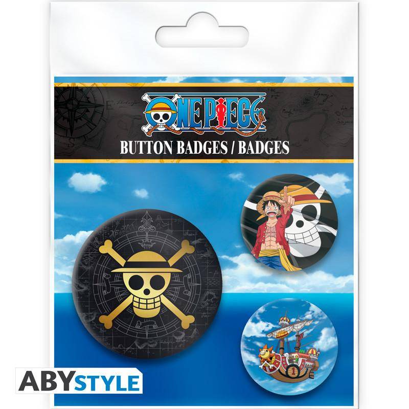 One Piece - Button Set Totenkopf
