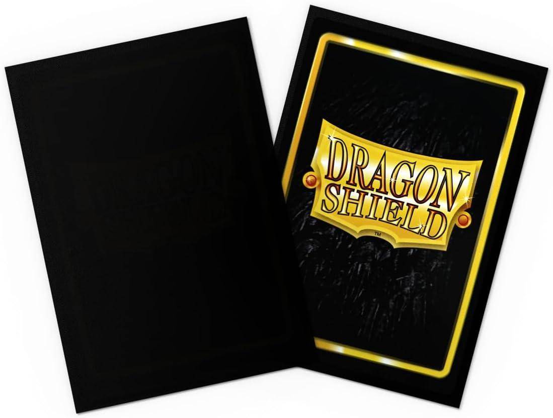 Dragon Shield - Kartenhüllen Japanische Größe - Schwarz Matt - 60 Stk