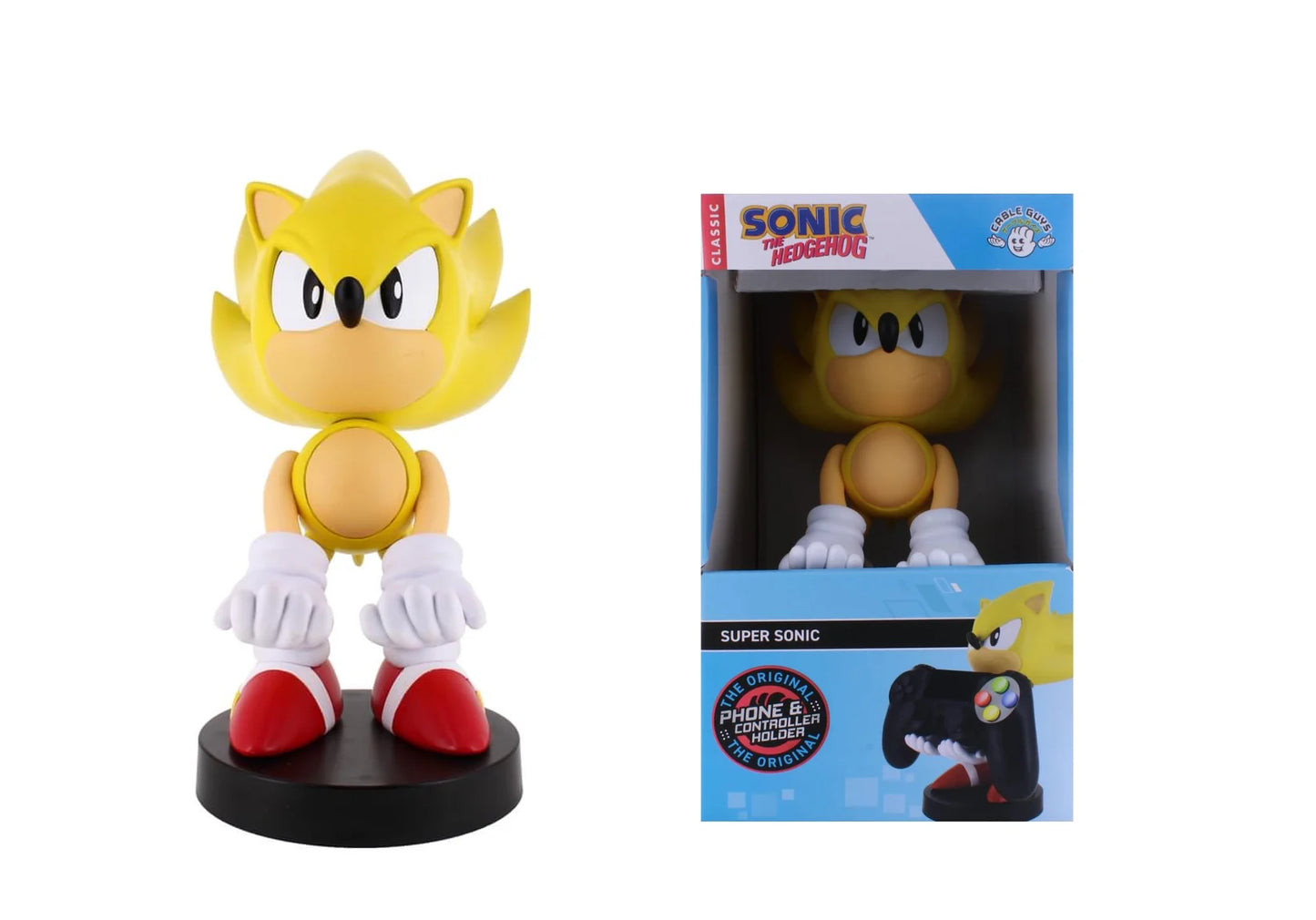 Sonic The Hedgehog - Cable Guy Super Sonic - 20 cm