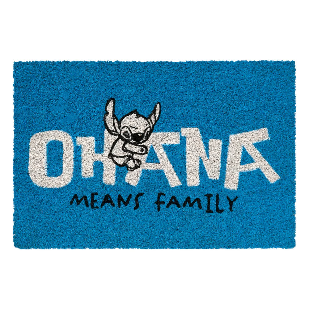 Disney - Fußmatte Lilo & Stitch Ohana blau - 40 x 60 cm