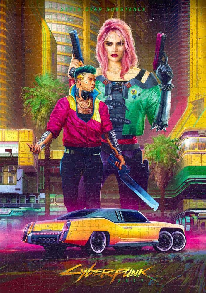 Cyberpunk 2077 - Puzzle Neon - 1000 Teile