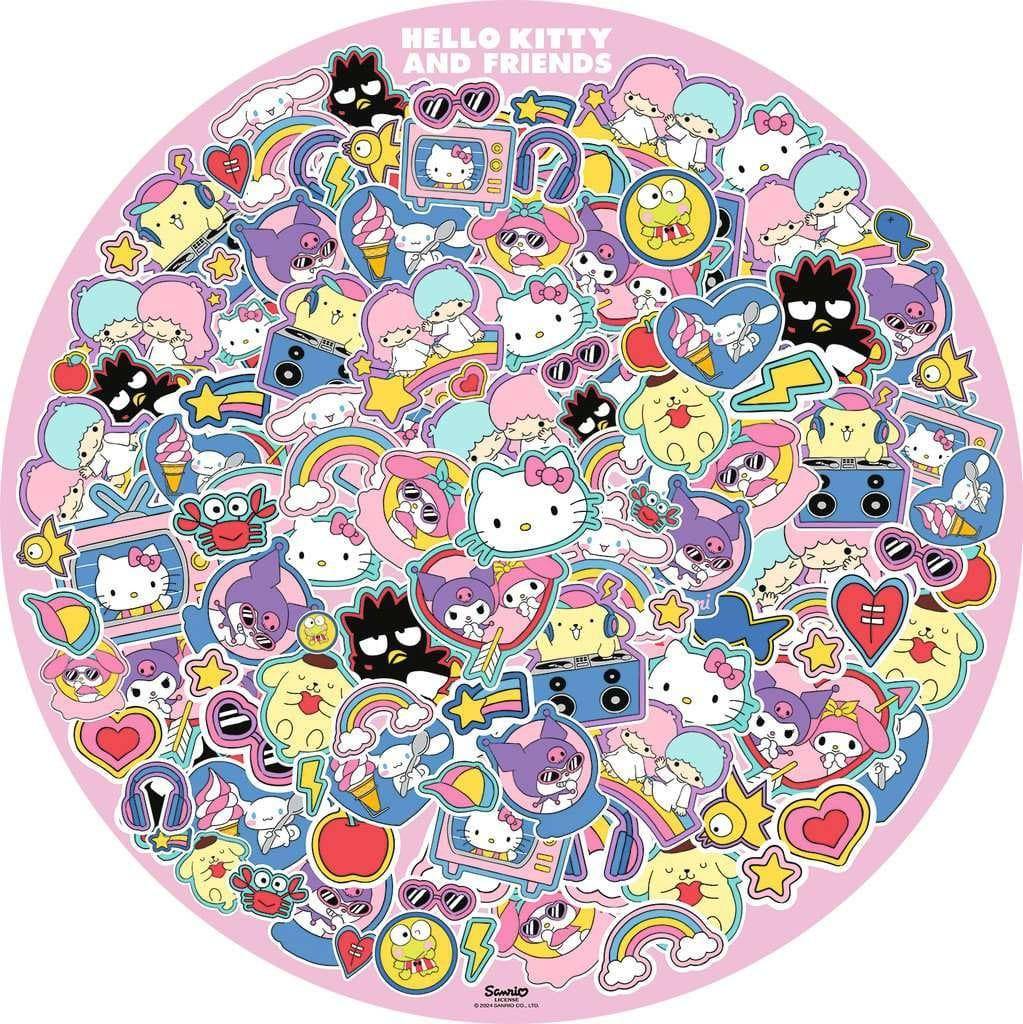 Sanrio - Puzzle Charaktere Rund - 500 Teile