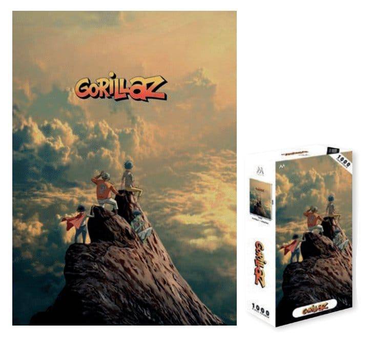 Gorillaz - Puzzle + Poster Mountain - 1000 Teile