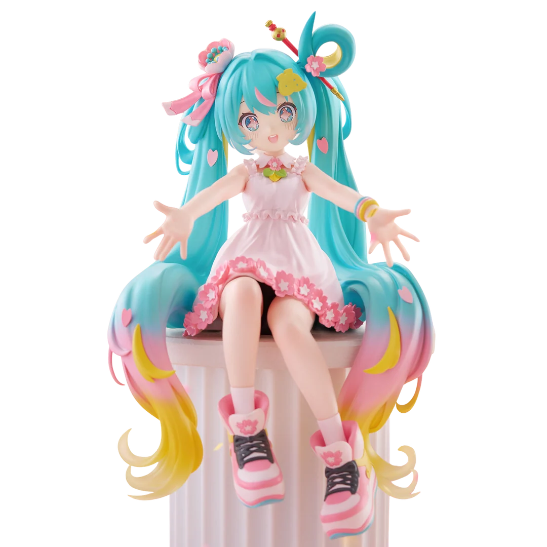 Hatsune Miku - Noodle Stopper Statue Miku 10th Anniversary - 14 cm