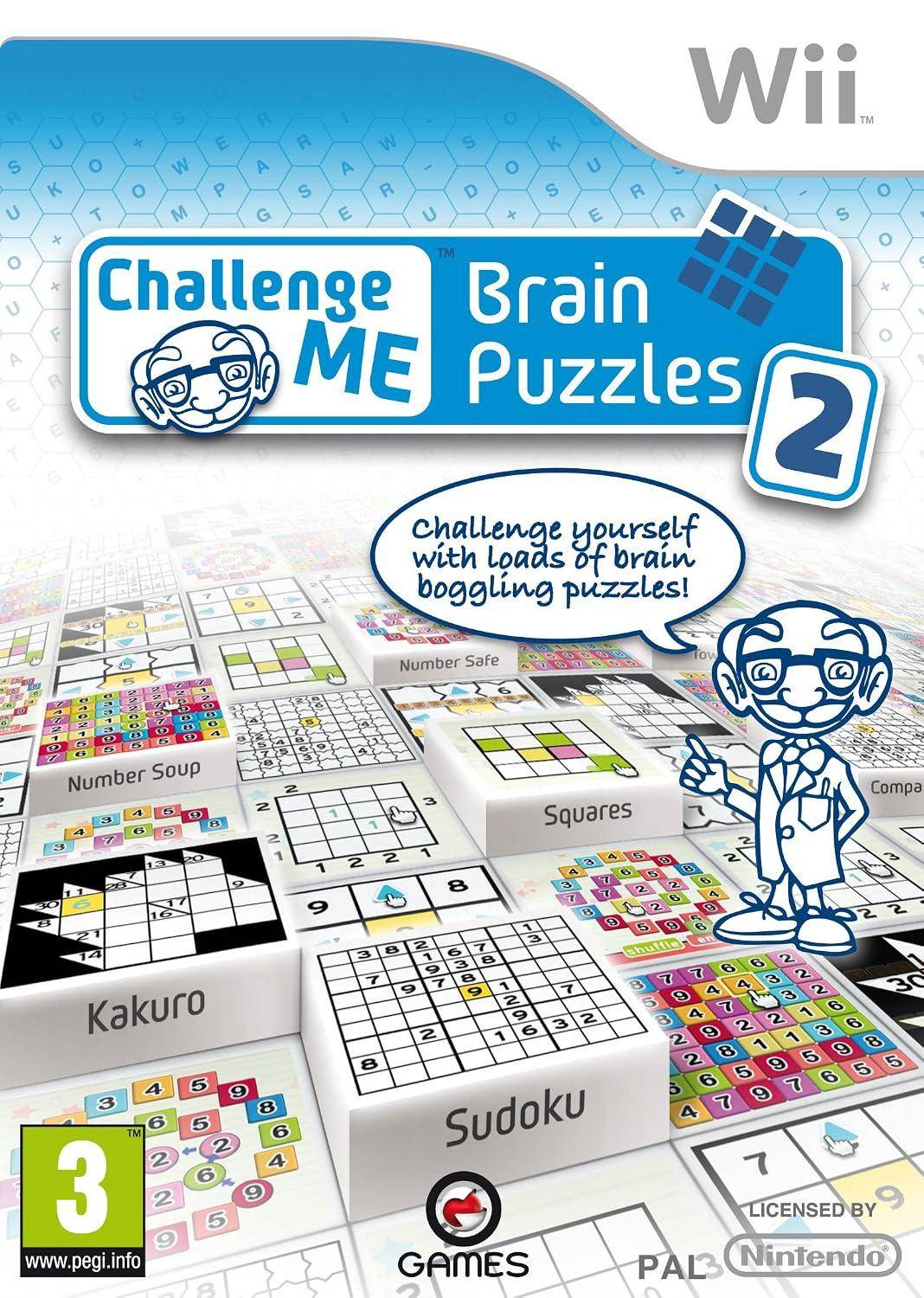 Wii - Challenge Me Brain Puzzles 2 (Gebraucht)