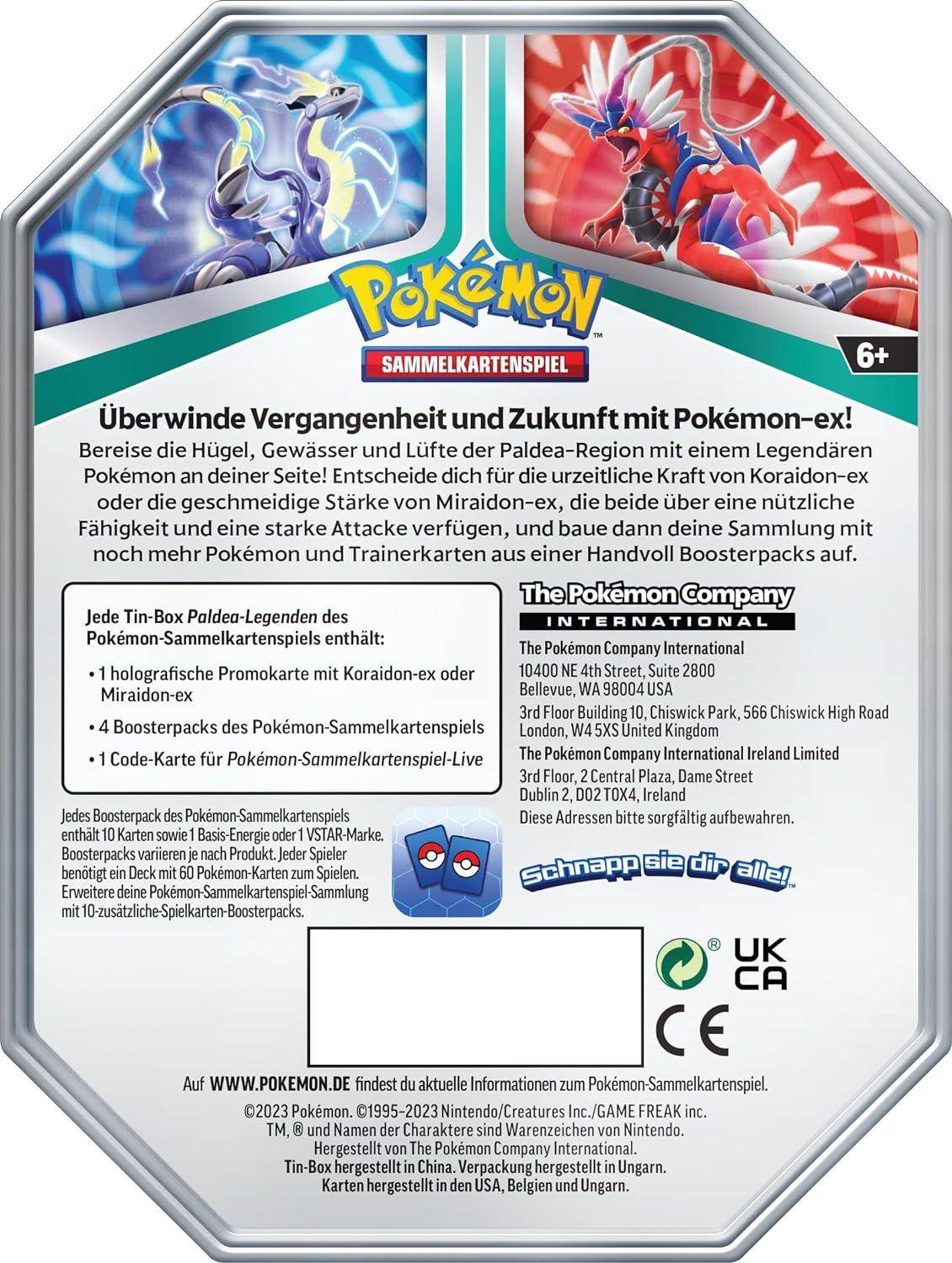 Pokémon - Tin Box Koraidon Ex - DE