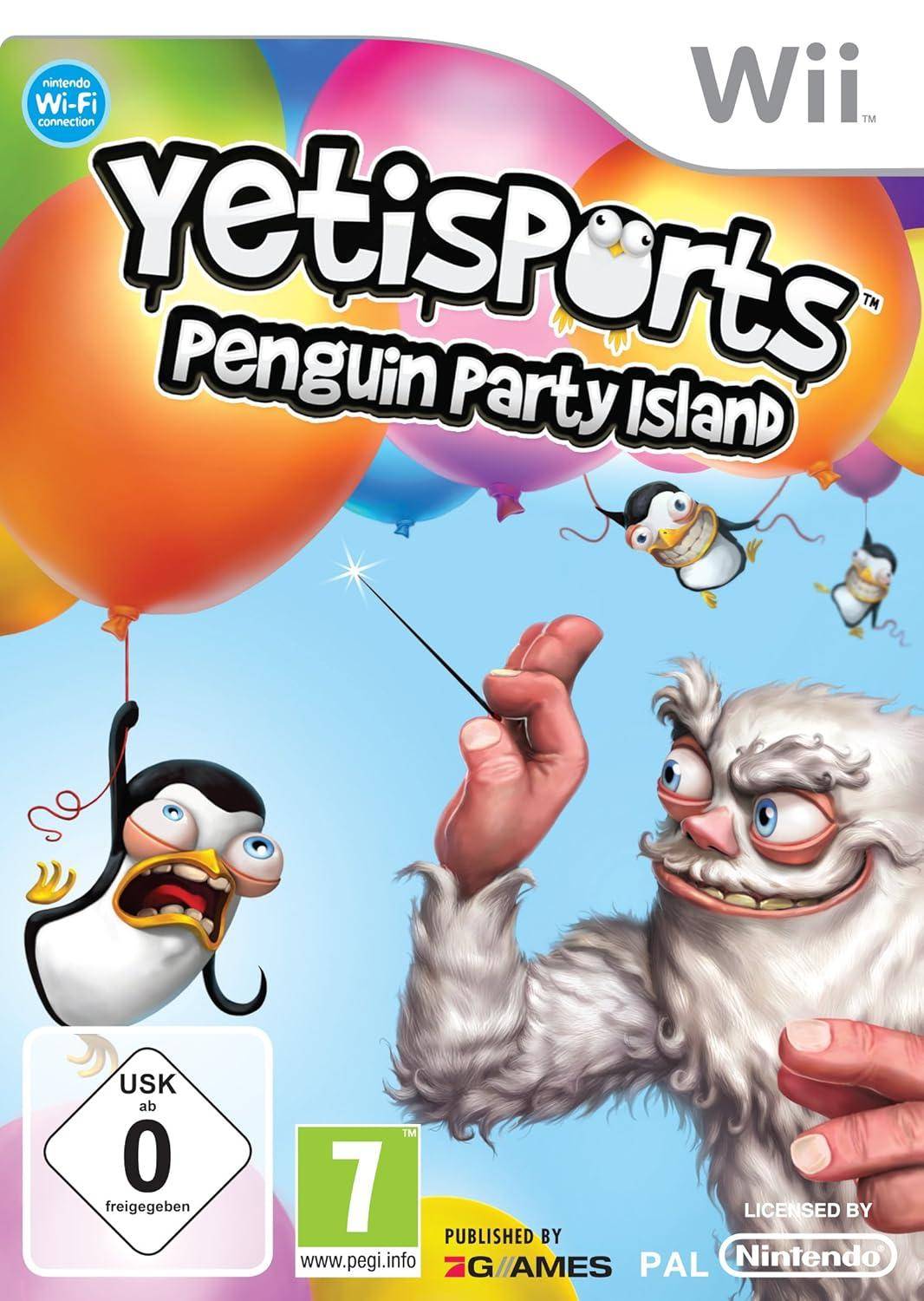 Wii - Yetisports Penguin Party Island (Gebraucht)