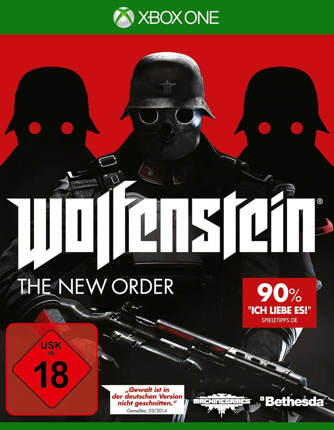 XBOX One - Wolfenstein The New Order (Gebraucht)