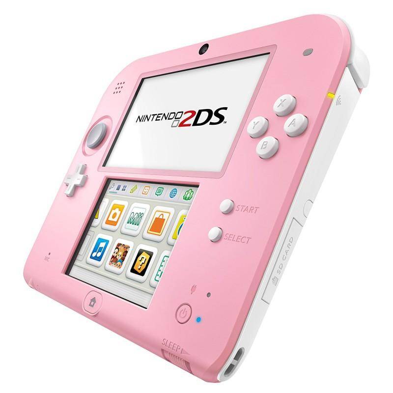 2DS - Konsole - Pink-Weiß (Gebraucht)