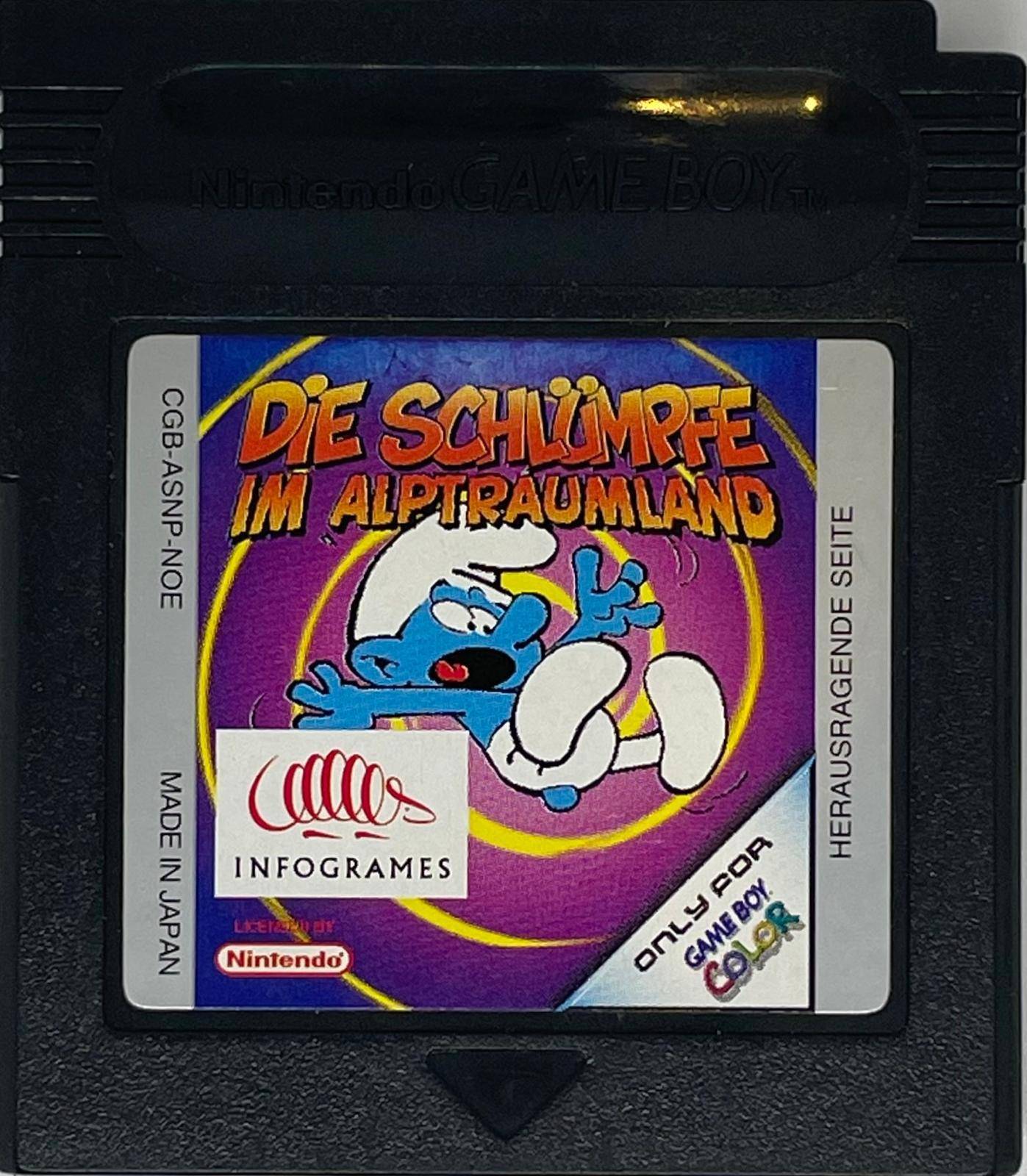 GBC - Die Schlümpfe Im Albtraumland - Nur Modul (Schwarz) (Gebraucht)