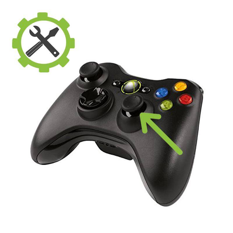 XBOX 360 Reparatur - Original Controller - Rechten Stick Drift richten